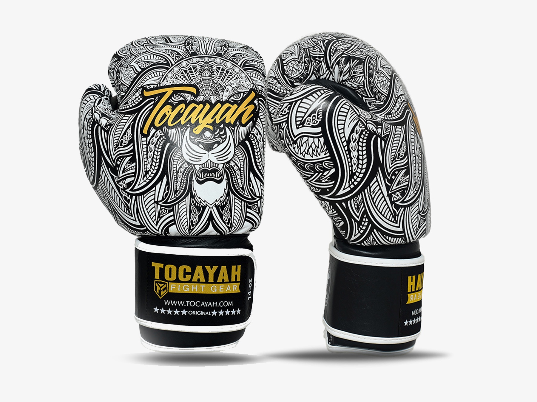 White Lion LE Muay Thai Straps Gloves
