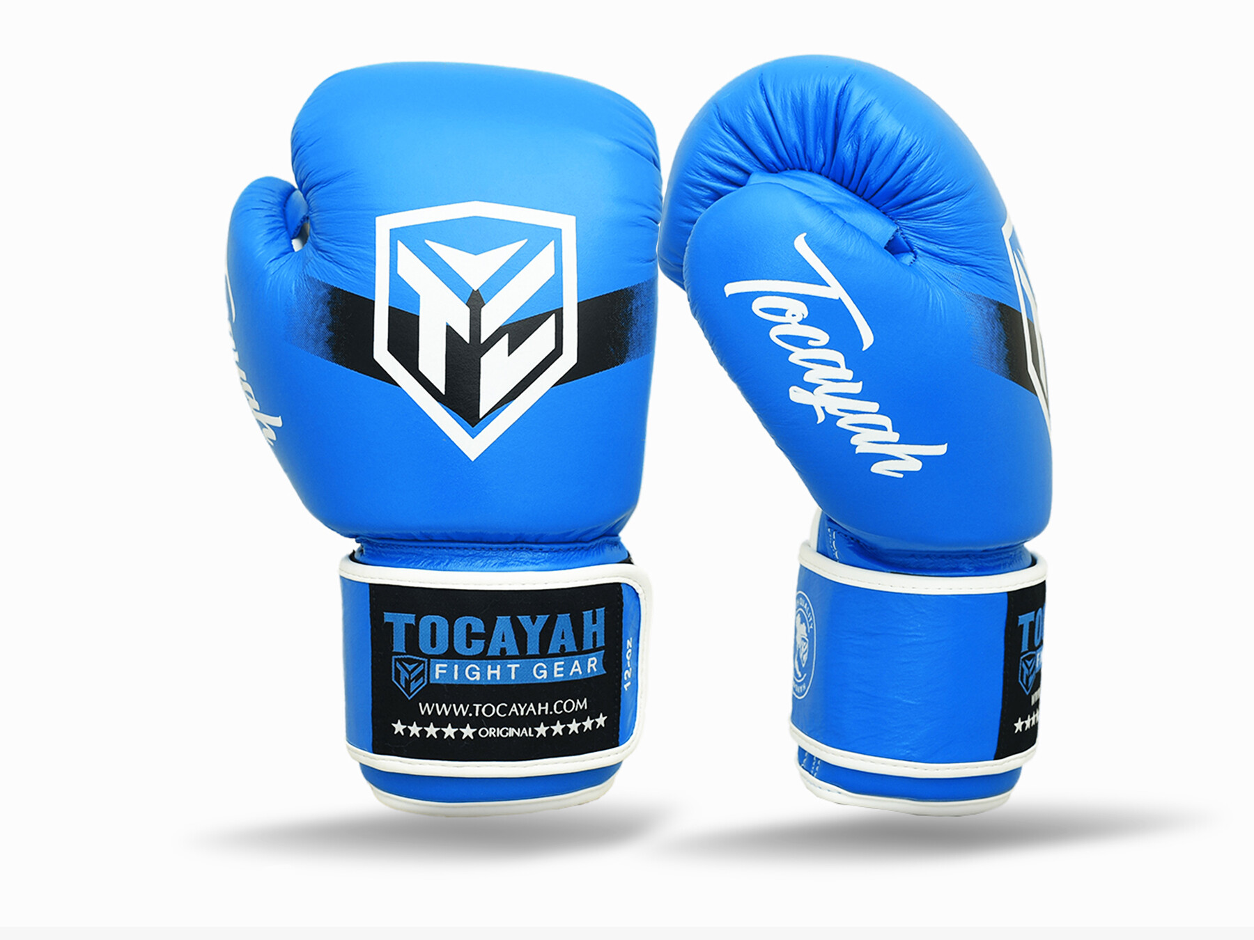 Tocayah Classic Muay Thai Blue Gloves - TOCAYAH