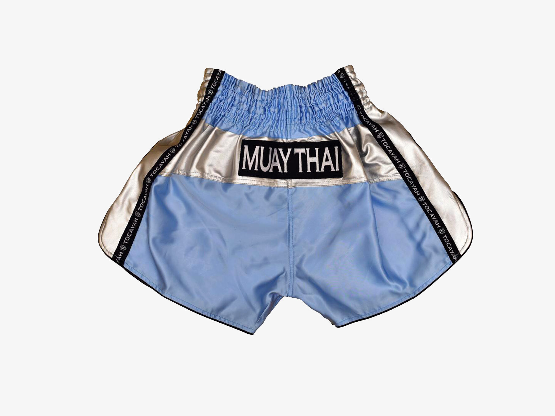 Diamand blue muay thai shorts 2
