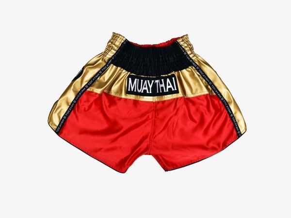 Diamand red muay thai shorts 2
