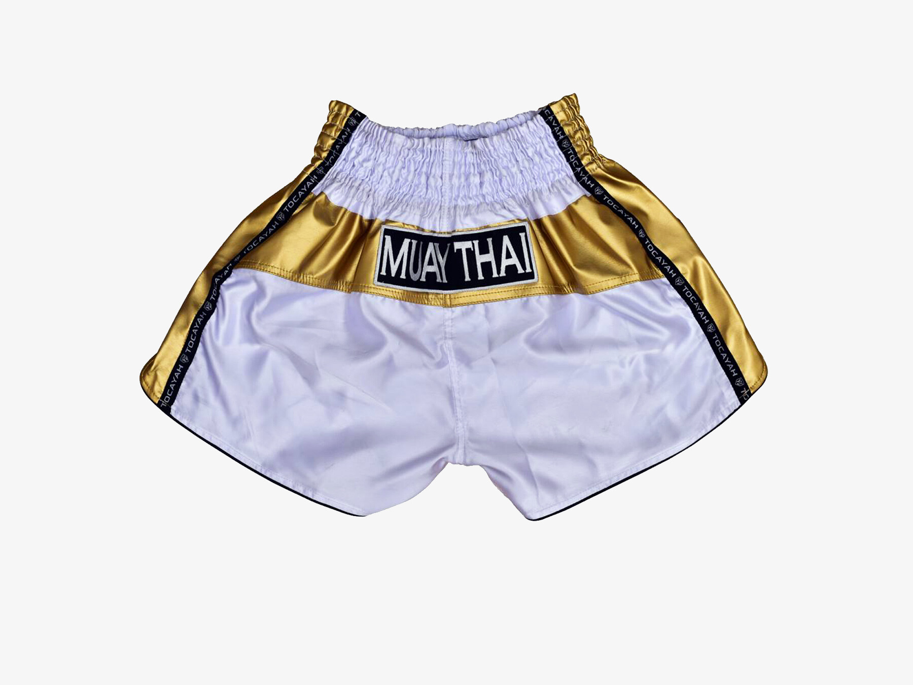 Diamand white muay thai shorts 2