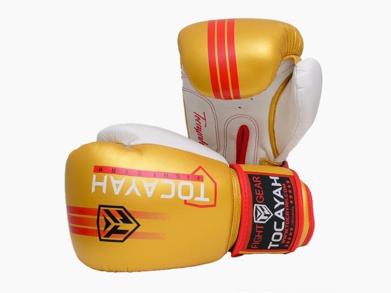 Tocayah TOC 1.0 Muay Thai Gloves. Train and spar in style with Tocayah's creative design. With premium materials, it provides full protection and convenience.