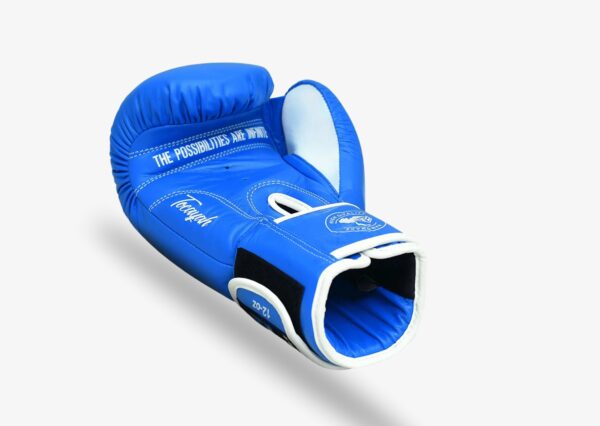 Tocayah Classic Muay Thai Blue Gloves - Image 6