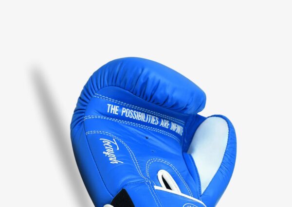 Tocayah Classic Muay Thai Blue Gloves - Image 2