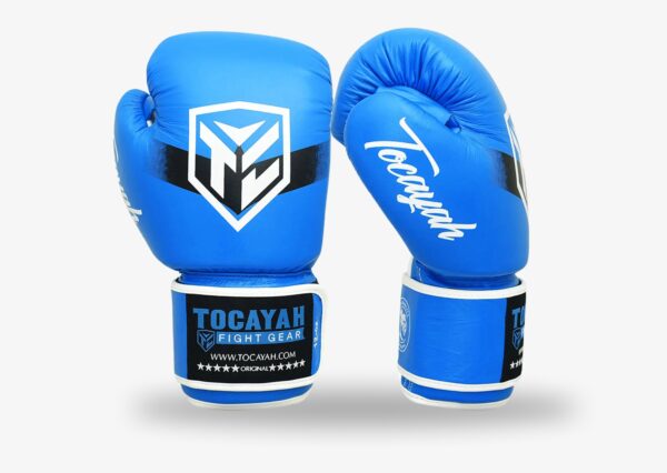 Tocayah Classic Muay Thai Blue Gloves