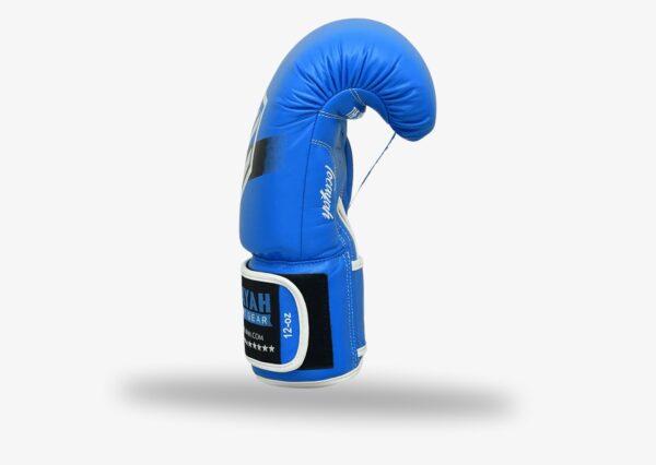 Tocayah Classic Muay Thai Blue Gloves - Image 7