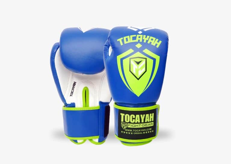 Tocayah Kids Training Gloves - Blue/Neon Green