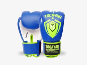 Tocayah Kids Training Gloves - Blue/Neon Green
