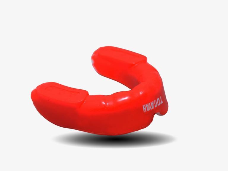 red mouth guard