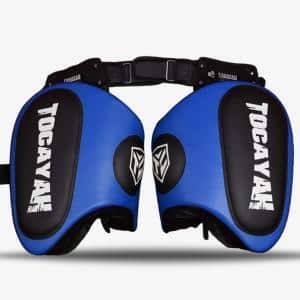 blue thigh pads