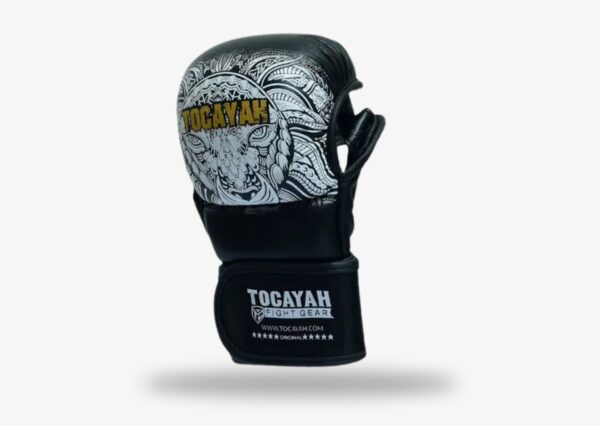 Tocayah White Lion MMA Sparring Gloves - Image 6