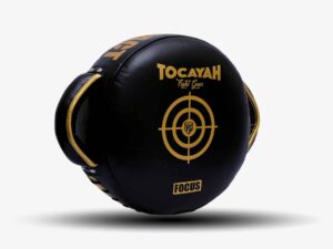 Tocayah 0% Impact Black Round Boxing Shield