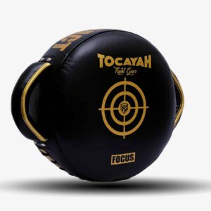 Tocayah 0% Impact Black Round Boxing Shield