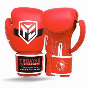 Tocayah Classic Muay Thai Red Gloves