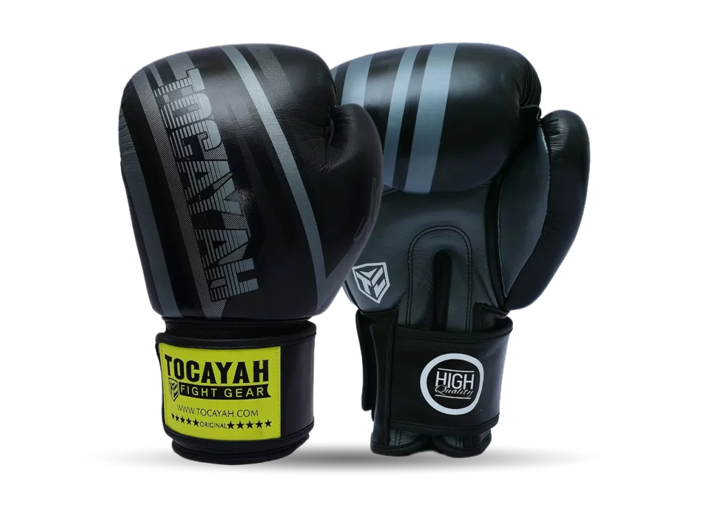 black neo boxing gloves