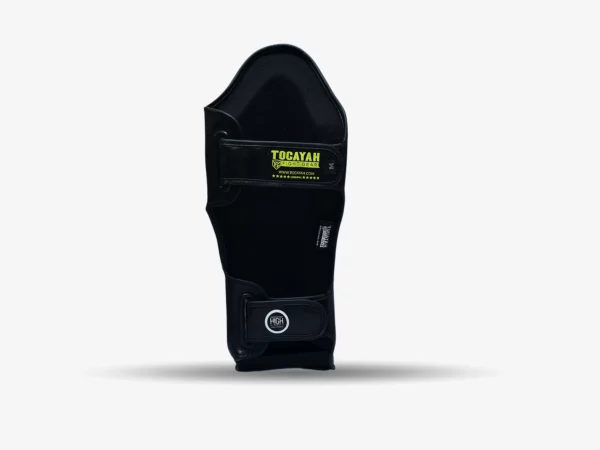 TOCAYAH LEGEND BLACK NEO YELLOW SHIN GUARD - Image 5