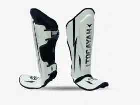 creamy white shin guard