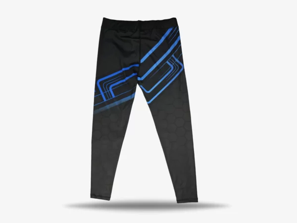 Tocayah octagon leggings blue and black 2