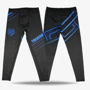 Tocayah Octagon Spats - Black/Blue