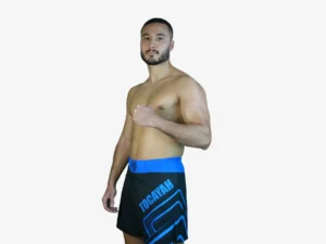 Tocayah Octagon MMA Short - Black/Blue