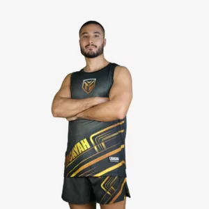 Tocayah Octagon MMA Short - Black/Golden