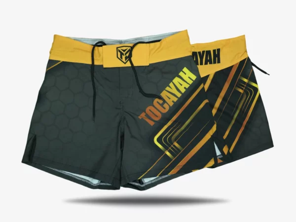 Octagon MMA Short Gold