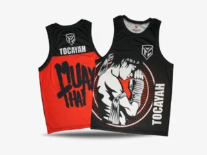 Tocayah Power Tank Top - Black/Red