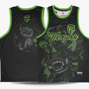 Tocayah Torro Tank Top - Black/Green