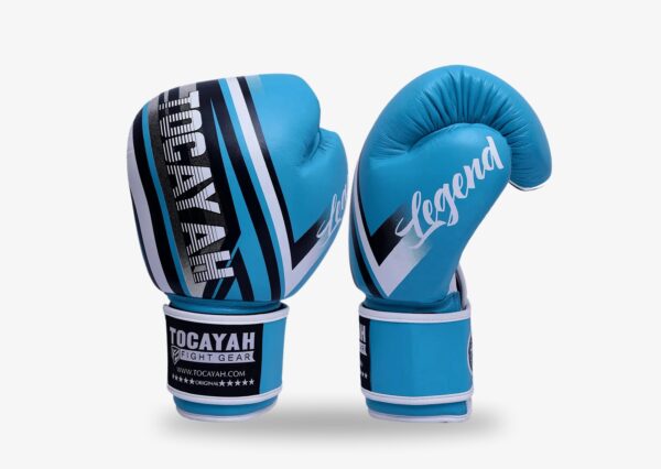 TOCAYAH LEGEND SKY BLUE BOXING GLOVES - Image 2