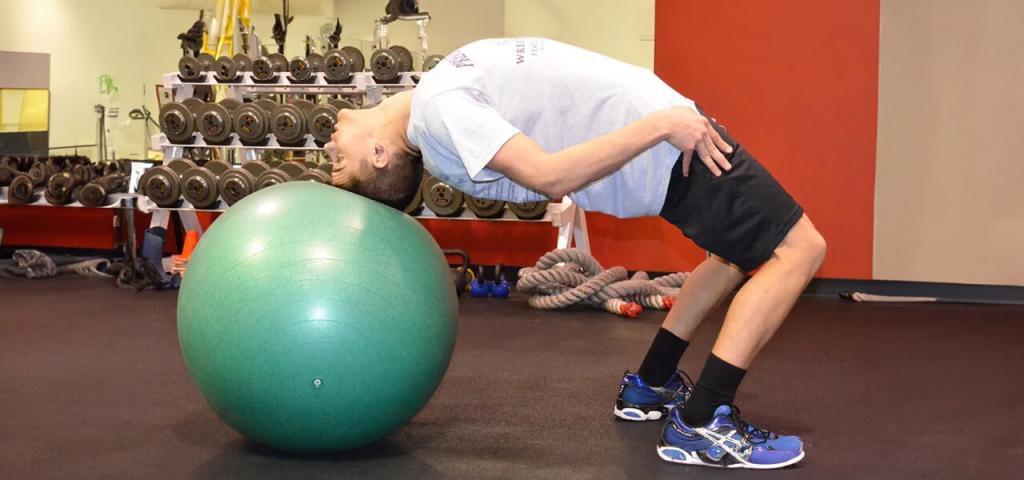 Stability Ball Neck Exercises