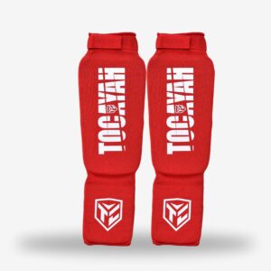 Tocayah  Shin Instep Guard - Red