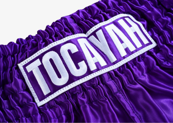 Tocayah Classic Spirit Muay Thai Short - Purple - Image 5