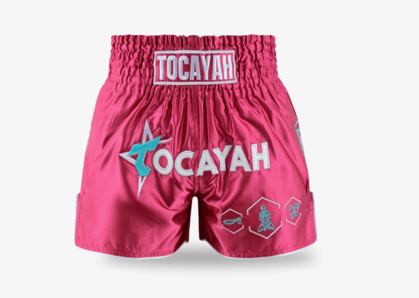 Tocayah Classic Spirit Muay Thai Short - Pink - Image 2