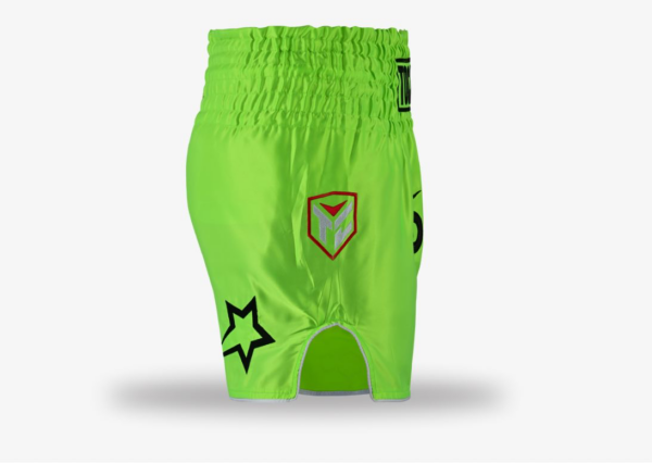 Tocayah Classic Spirit Muay Thai Short - Neo Green - Image 3