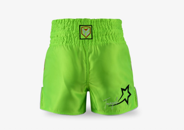 Tocayah Classic Spirit Muay Thai Short - Neo Green - Image 7