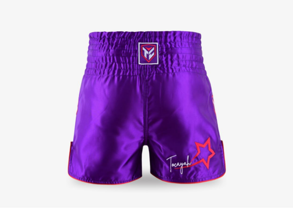 Tocayah Classic Spirit Muay Thai Short - Purple - Image 9