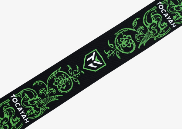 Tocayah Dragons Boxing Hand Wraps - Black / Neo Green - Image 7