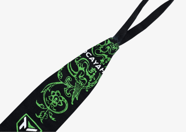 Tocayah Dragons Boxing Hand Wraps - Black / Neo Green - Image 3