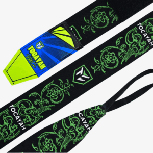 Tocayah Dragons Boxing Hand Wraps - Black / Neo Green