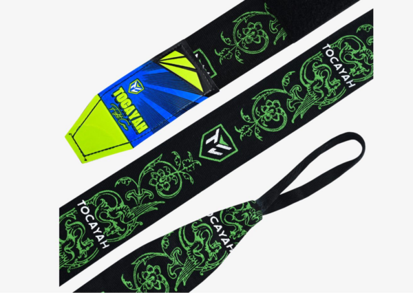 Tocayah Dragons Boxing Hand Wraps - Black / Neo Green