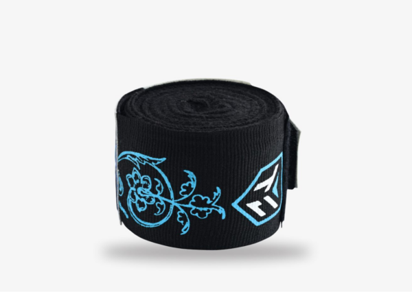 Tocayah Dragons Boxing Hand Wraps - Black / Light Blue - Image 7