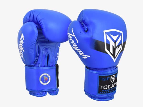 Classic Muay Thai Blue Gloves