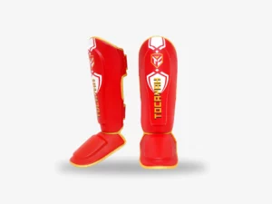 Tocayah Kids Red Muay Thai Shinguard