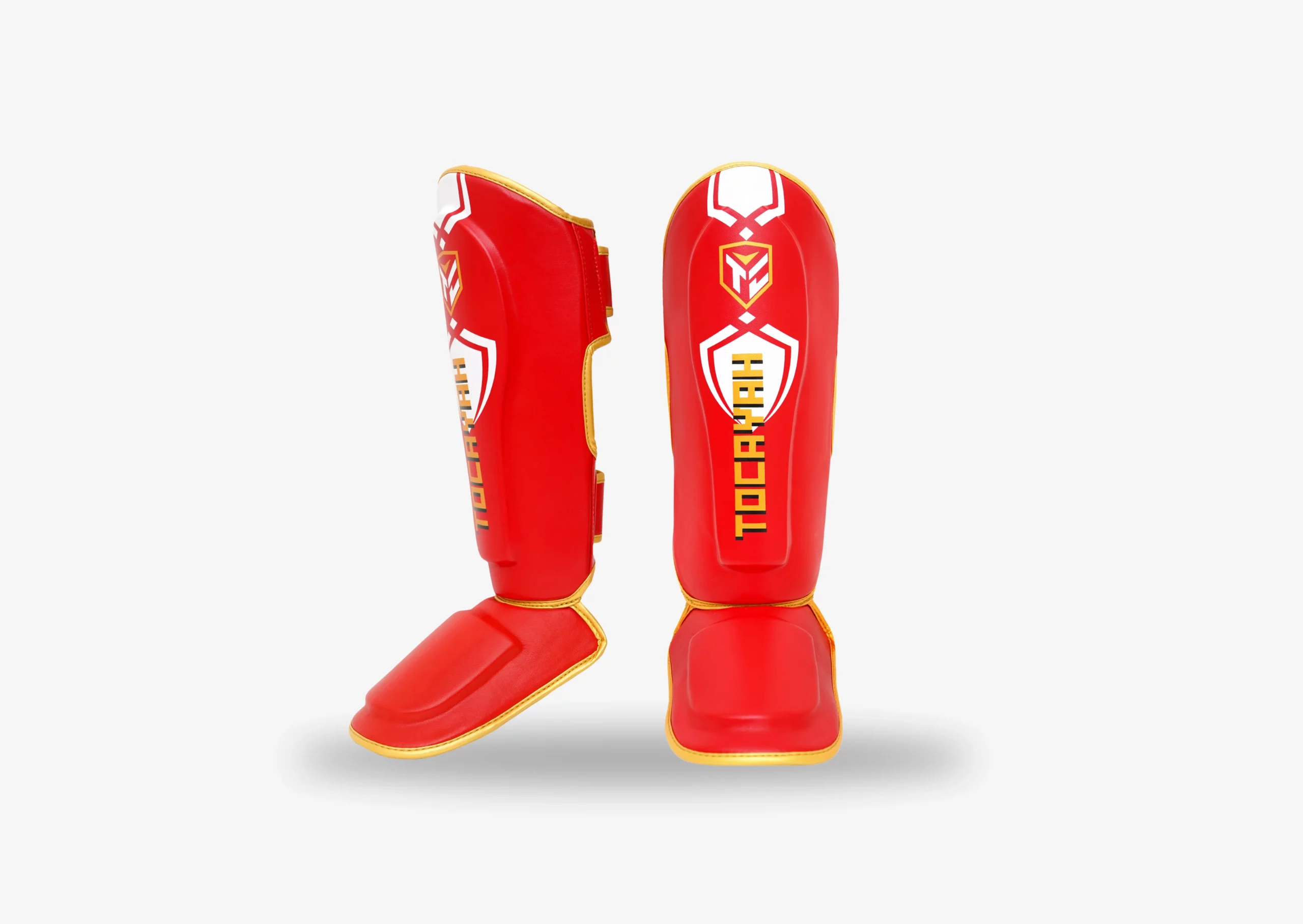 Tocayah Kids Red Muay Thai Shinguard 1 kids red muay thai shinguard