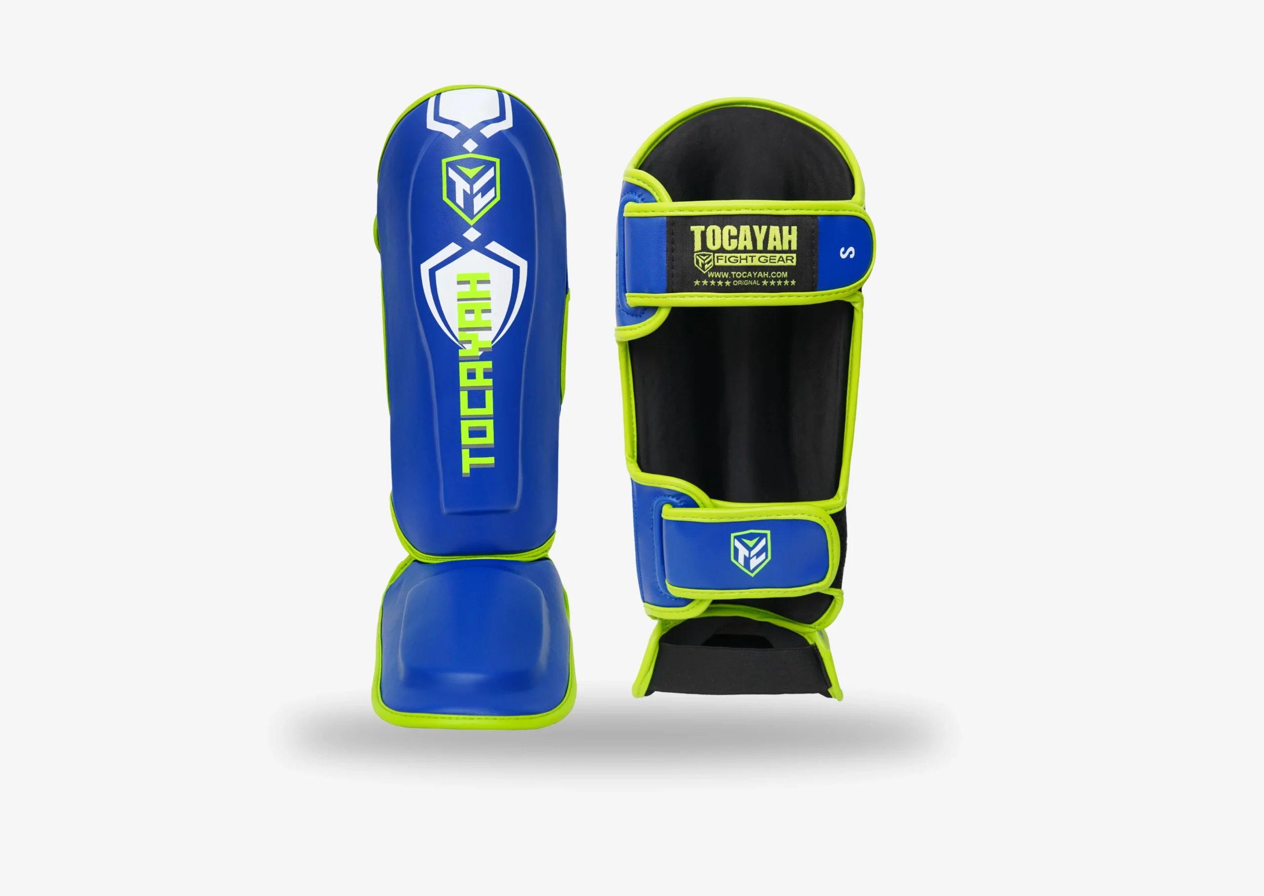 Tocayah Kids Blue Muay Thai Shinguard 3 Tocayah Kids Blue Muay Thai Shinguard - Image 3