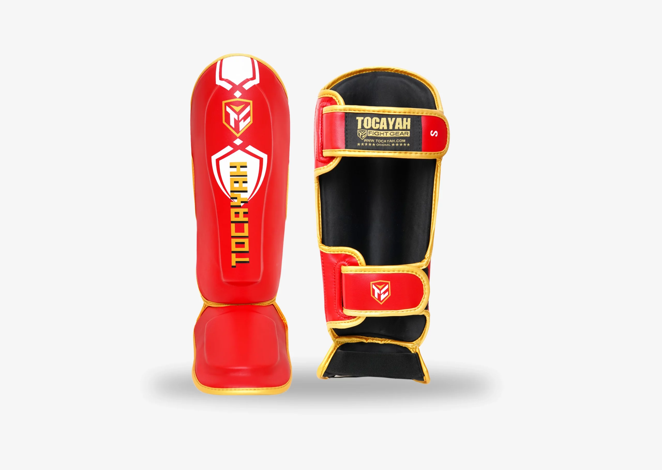 Tocayah Kids Red Muay Thai Shinguard 3 Tocayah Kids Red Muay Thai Shinguard - Image 3