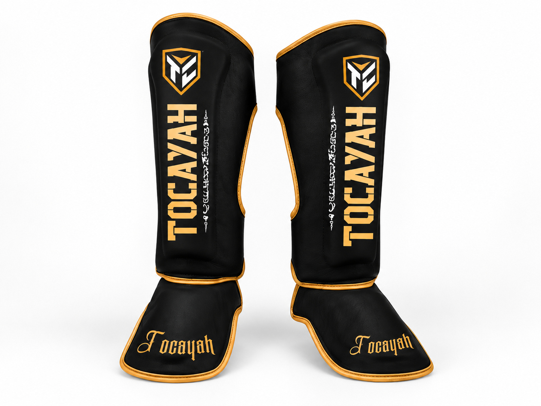 Tocayah Blaze Muay Thai Shinguard – Neo Orange